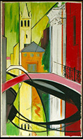 peter_harvey_painting_venice_2011 San Barnaba, Venice, 2011; Oil painting by Peter Harvey